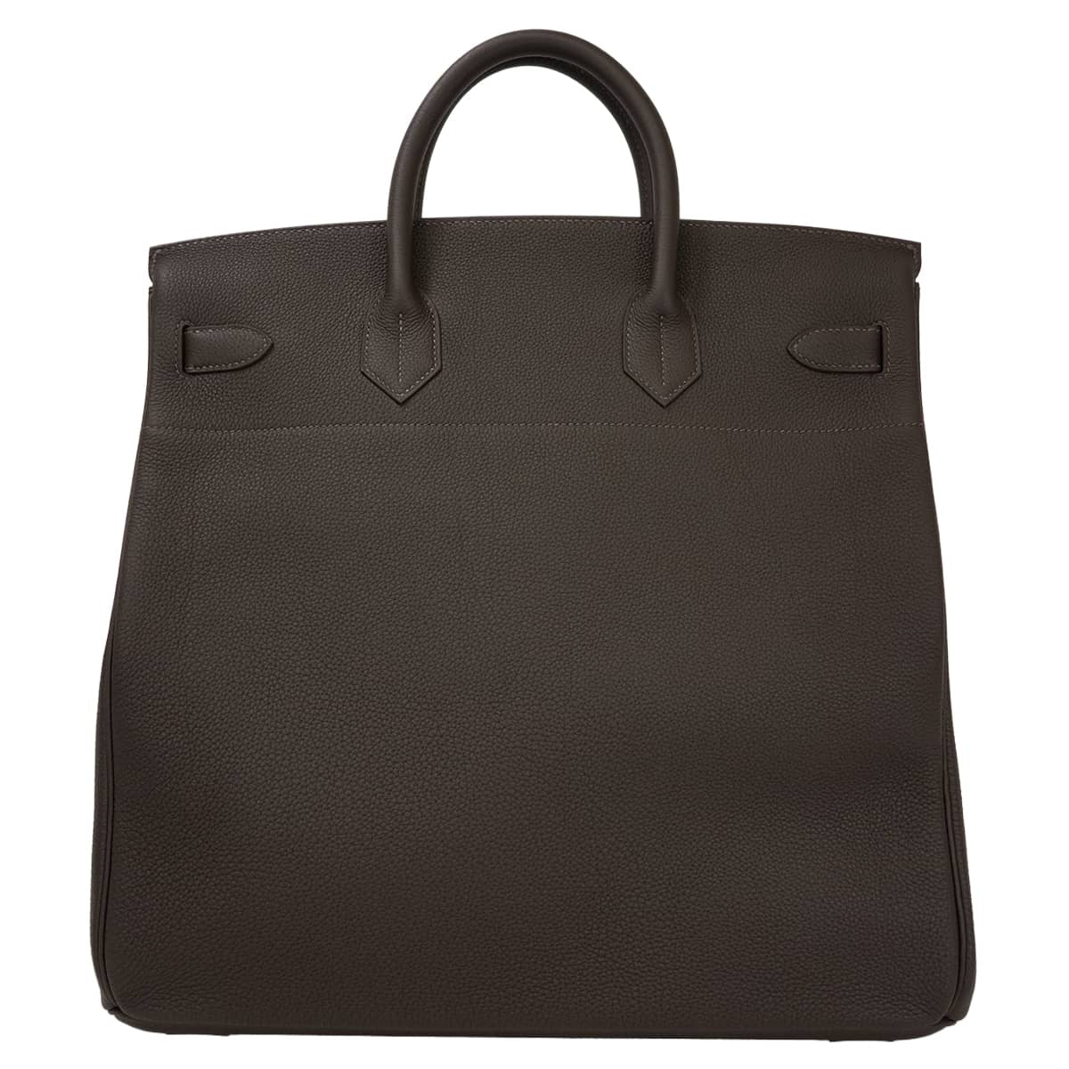 HERMES Handbag Haut a Courroies 40 Bai Brun Veau Togo Silver HW Stamp G[EXCELLENT][Authentic]