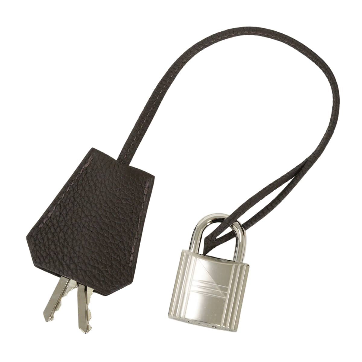 HERMES Handbag Haut a Courroies 40 Bai Brun Veau Togo Silver HW Stamp G[EXCELLENT][Authentic]