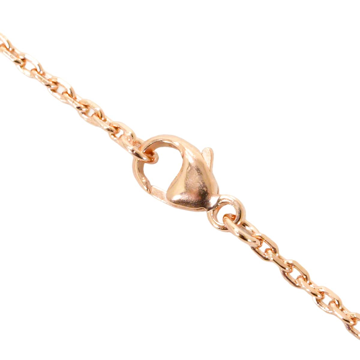 HERMES necklace Mini Pop H Pendant Rose Dragee Rose Gold plated/Lacquer[BRAND NEW][Authentic]