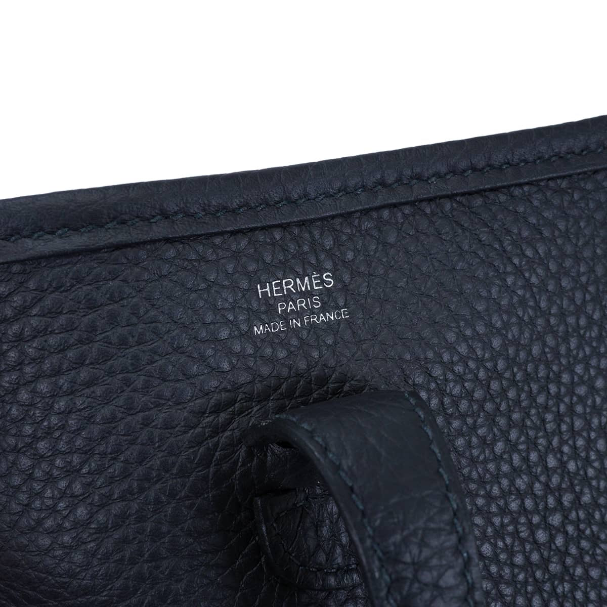 [Pre-loved] HERMES Shoulder bag Evelyne 23 Caban Taurillon Clemence Silver HW Stamp G[LIKE NEW][Authentic]