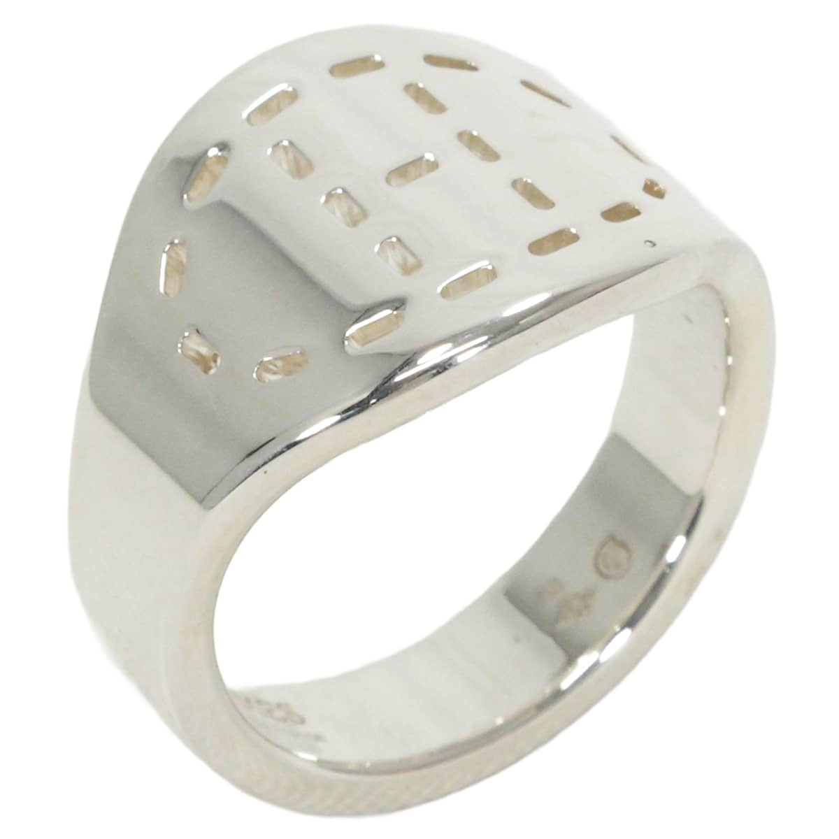 2026SS HERMES ring Point Sellier GM Silver Silver925 (SV925 Ag925) #53[EXCELLENT][Authentic]