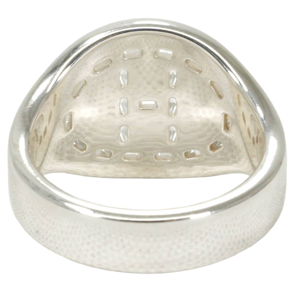 2026SS HERMES ring Point Sellier GM Silver Silver925 (SV925 Ag925) #53[EXCELLENT][Authentic]