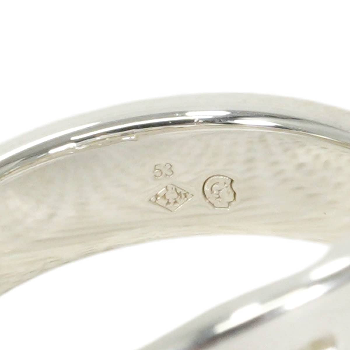 2026SS HERMES ring Point Sellier GM Silver Silver925 (SV925 Ag925) #53[EXCELLENT][Authentic]