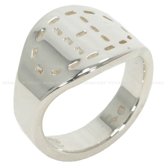 2026SS HERMES ring Point Sellier GM Silver Silver925 (SV925 Ag925) #53[EXCELLENT][Authentic]