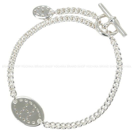 2026SS HERMES bracelet Point Sellier GM #170 Silver Silver925 (SV925 Ag925)[EXCELLENT][Authentic]