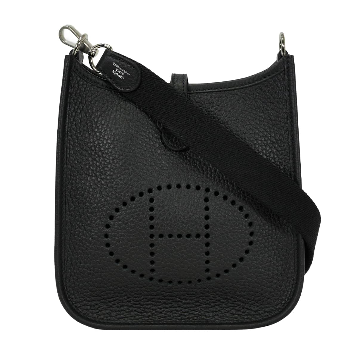 HERMES Shoulder bag Evelyne 16 TPM Noir (Black) Taurillon Clemence Silver HW Stamp G[BRAND NEW][Authentic]