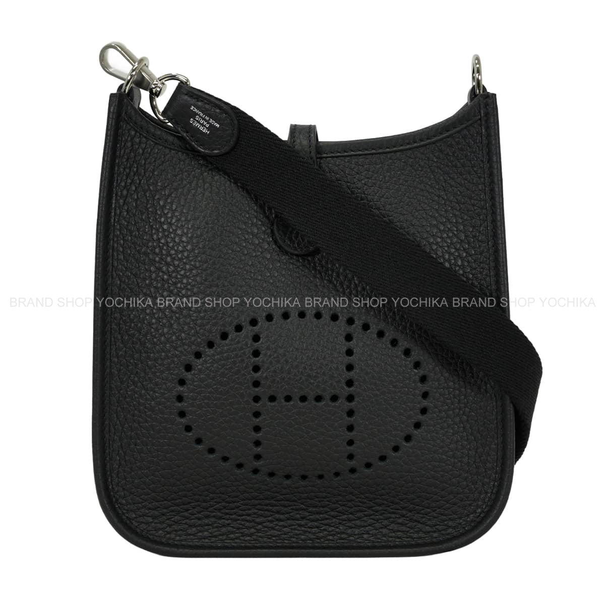 HERMES Shoulder bag Evelyne 16 TPM Noir (Black) Taurillon Clemence Silver HW Stamp G[BRAND NEW][Authentic]
