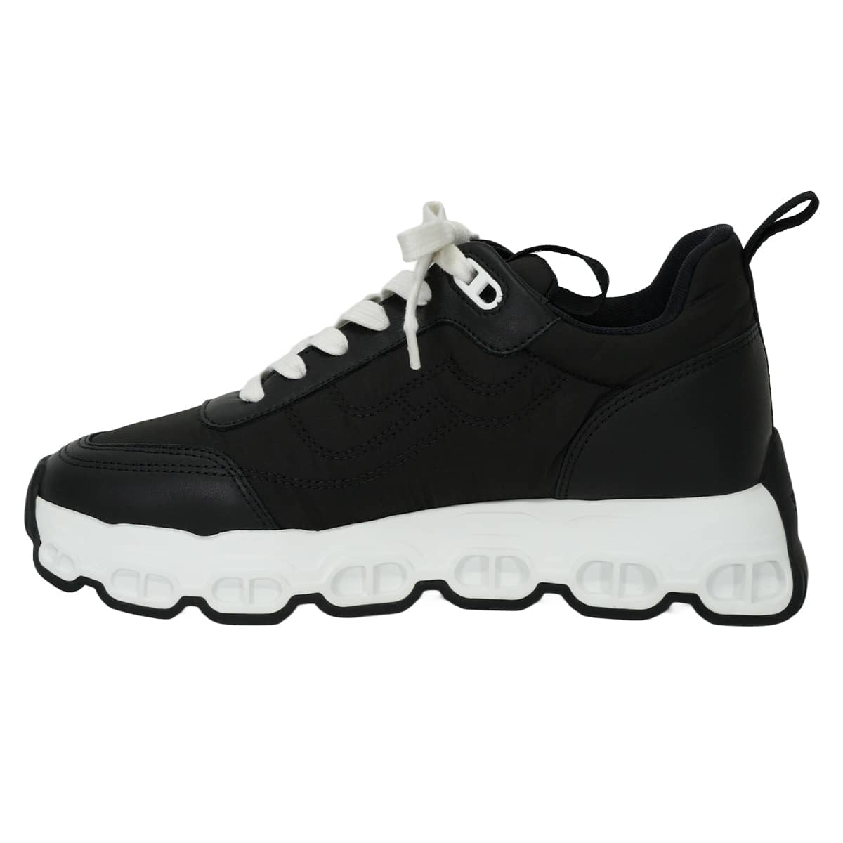 HERMES sneakers Impulse Noir (Black) Parachute Fabric/Chevre Sport #37 H261020Z[EXCELLENT][Authentic]