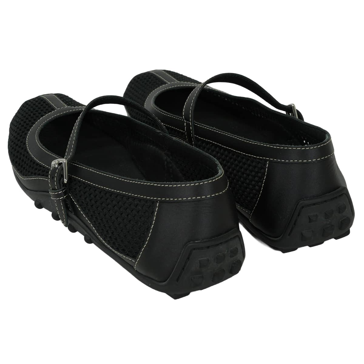 2025SS HERMES ballet shoes(flat shoes) Kichu Mesh Noir (Black) Rubber/Sheepskin #37 Silver HW H251170Z[ALMOST NEW][Authentic]