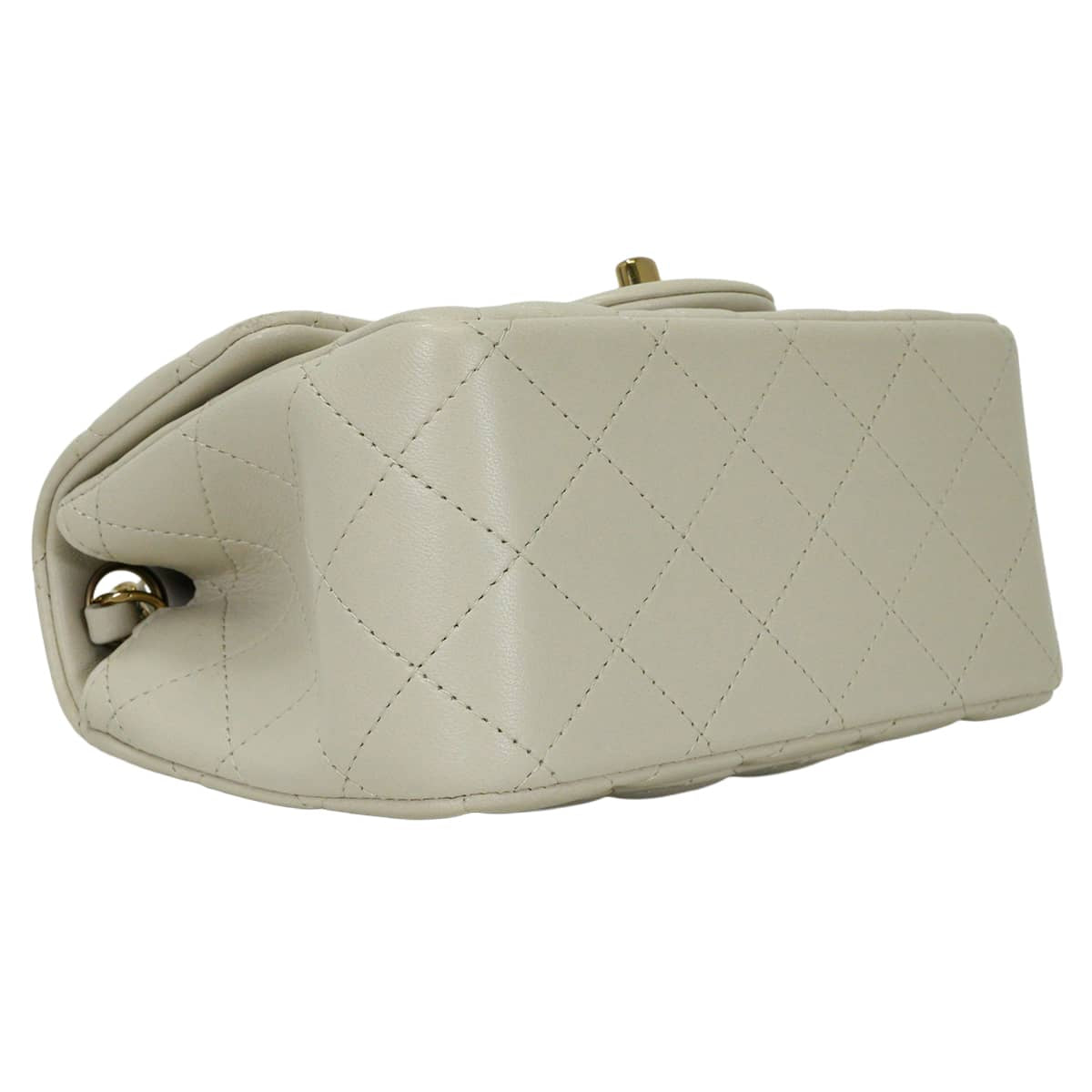 CHANEL Shoulder bag Mini Matelasse COCO Mark ChainLight blue Lambskin Champagne Gold HW A35200[EXCELLENT][Authentic]