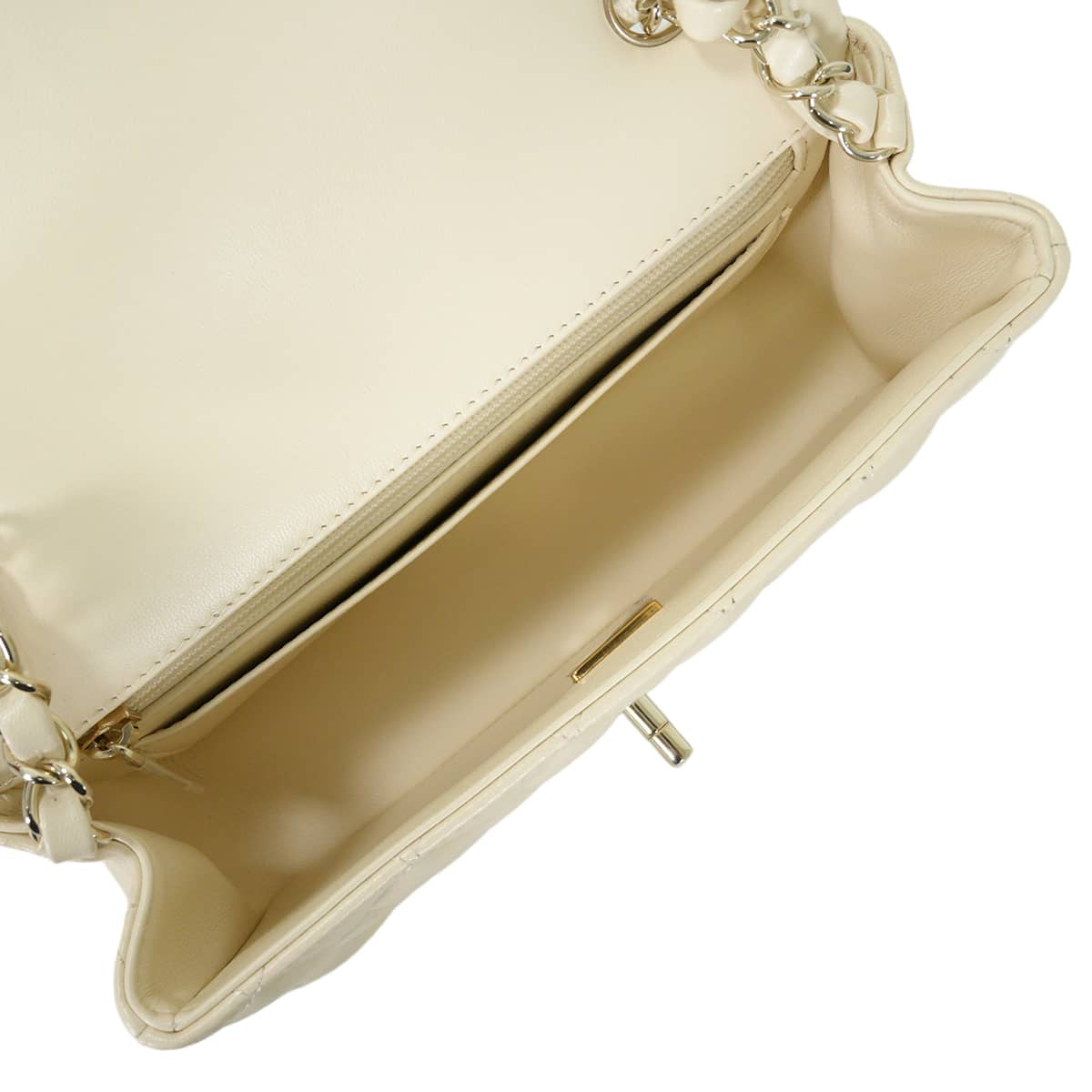 CHANEL Shoulder bag Mini Matelasse 20 Classic Chain Beige Lambskin Champagne Gold HW A69900[BRAND NEW][Authentic]