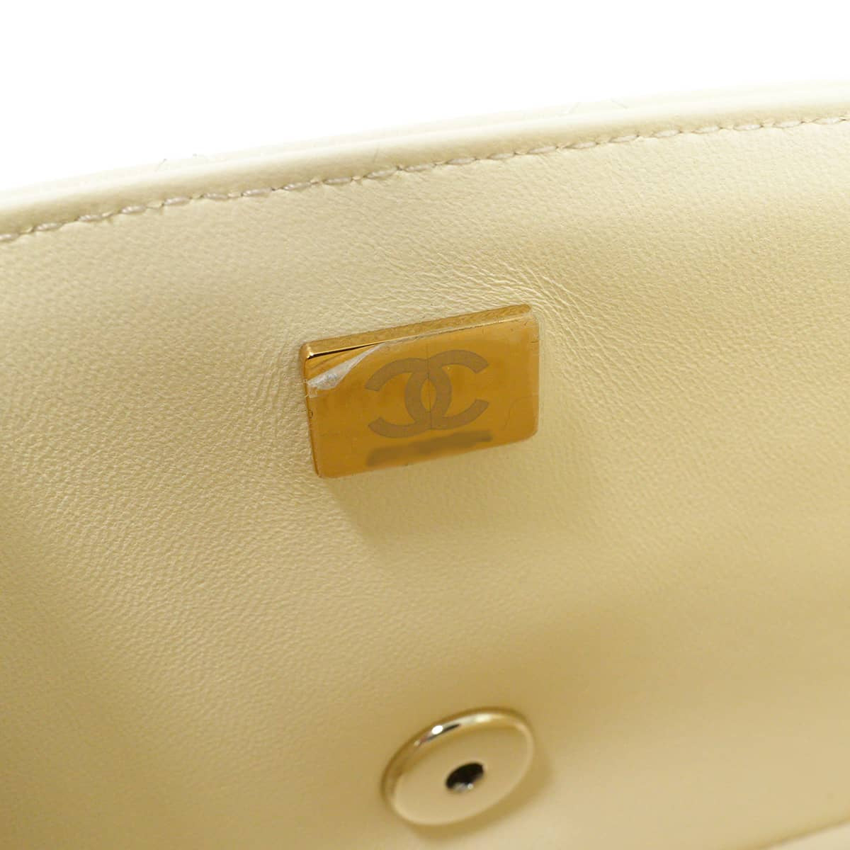 CHANEL Shoulder bag Mini Matelasse 20 Classic Chain Beige Lambskin Champagne Gold HW A69900[BRAND NEW][Authentic]