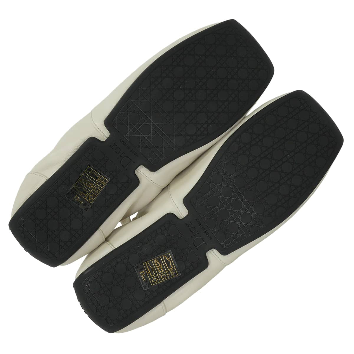 2026SS Dior sneakers Dior Cœur Logo Ecru Lambskin ＃37 Gold HW KCK529LAB_S10W[BRAND NEW][Authentic]