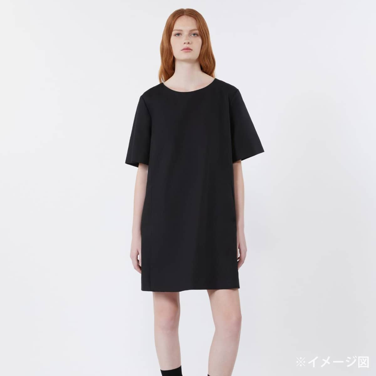 MAX MARA One‐piece dress Weekend Aloa Navy Cotton/Linen #44[EXCELLENT][Authentic]