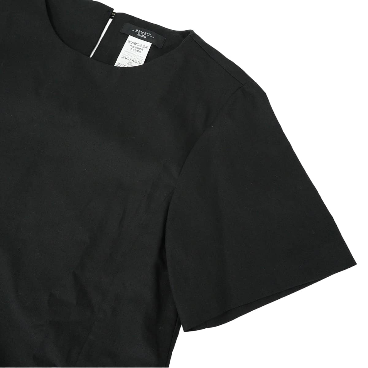 MAX MARA One‐piece dress Weekend Aloa Navy Cotton/Linen #44[EXCELLENT][Authentic]