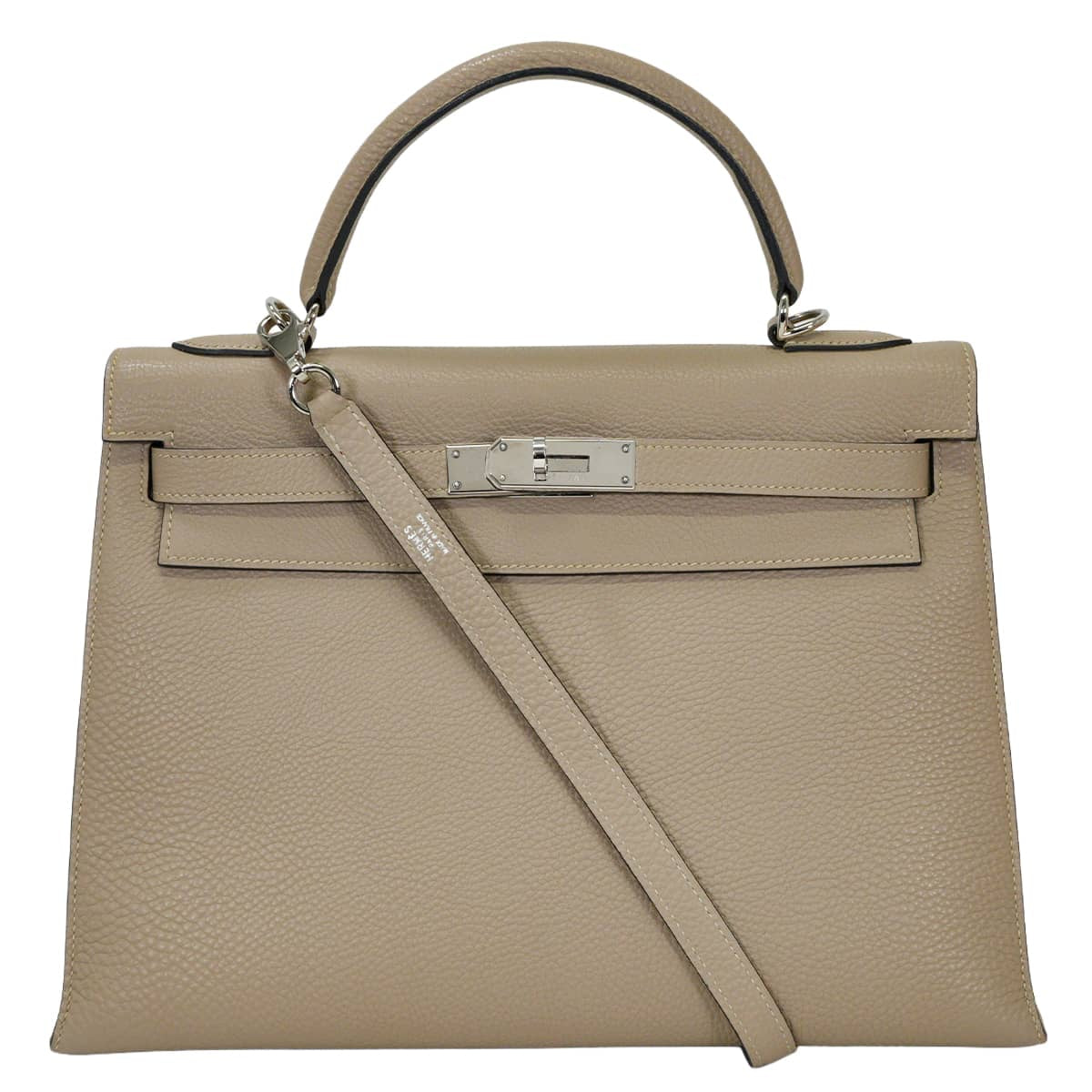 [Pre-loved] HERMES Shoulder bag Kelly32 Sellier Gris Tourterelle Veau Togo Silver HW Stamp □I[LIKE NEW][Authentic]
