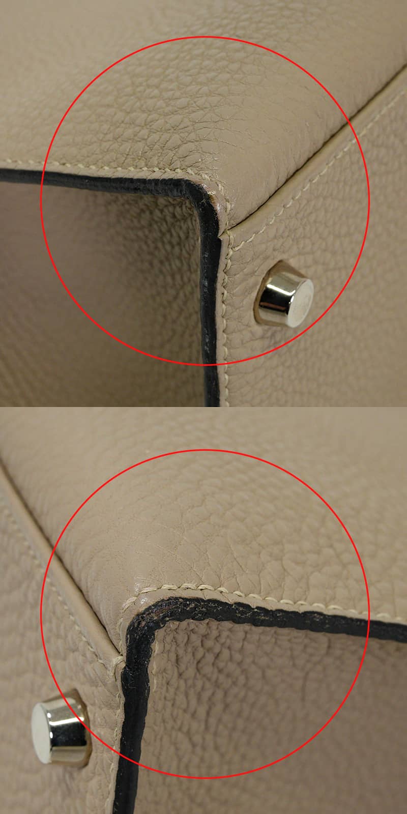 [Pre-loved] HERMES Shoulder bag Kelly32 Sellier Gris Tourterelle Veau Togo Silver HW Stamp □I[LIKE NEW][Authentic]