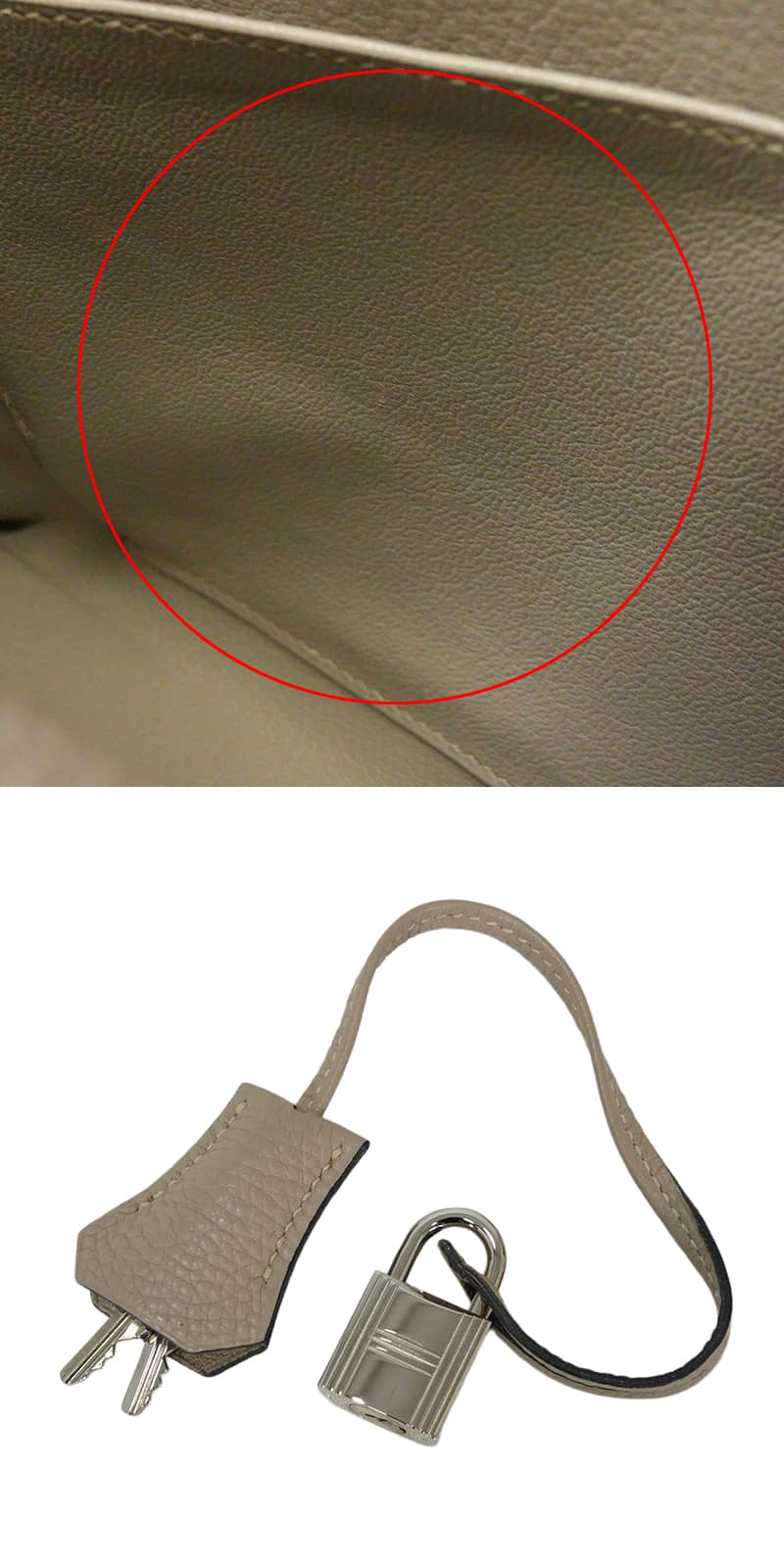 [Pre-loved] HERMES Shoulder bag Kelly32 Sellier Gris Tourterelle Veau Togo Silver HW Stamp □I[LIKE NEW][Authentic]