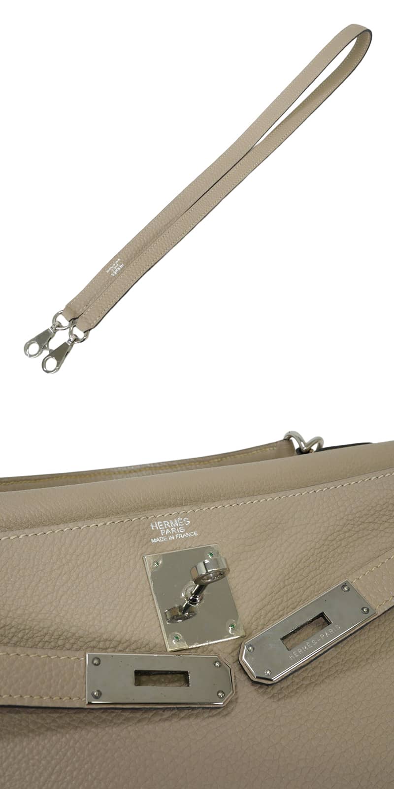 [Pre-loved] HERMES Shoulder bag Kelly32 Sellier Gris Tourterelle Veau Togo Silver HW Stamp □I[LIKE NEW][Authentic]