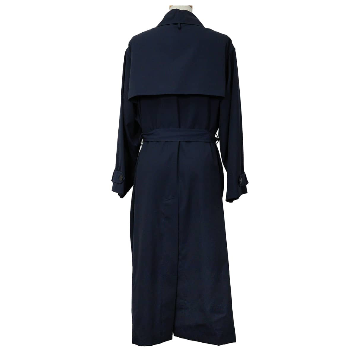 2025 SS HERMES Trench coat 2025 Spring/Summer Coat, Crude Cell Navy Wool 34 5H0284DE[BRAND NEW][Authentic]