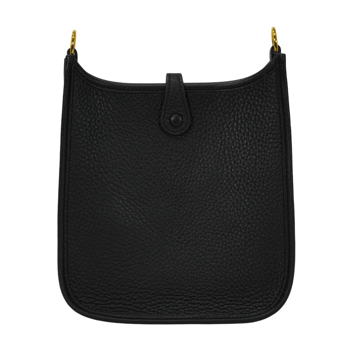 HERMES Shoulder bag Evelyne 16 TPM Noir (Black) Taurillon Clemence Gold HW Stamp W[EXCELLENT][Authentic]
