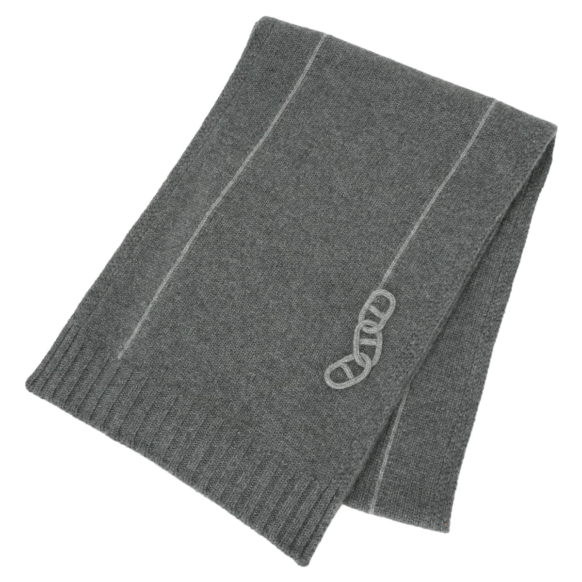2025AW HERMES muffler Millons Tracesgrease Cashmere H394841T02[EXCELLENT][Authentic]