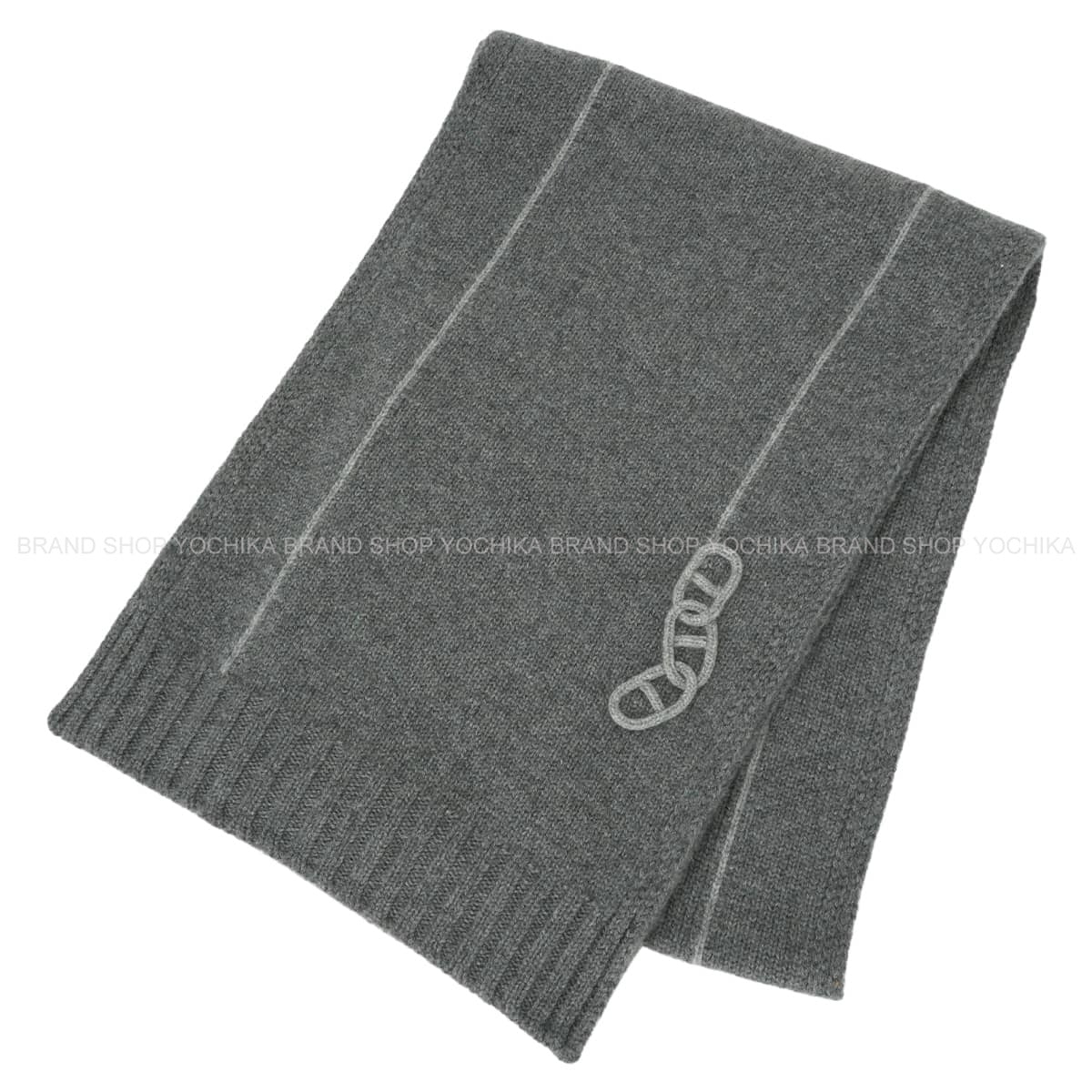 2025AW HERMES muffler Millons Tracesgrease Cashmere H394841T02[EXCELLENT][Authentic]