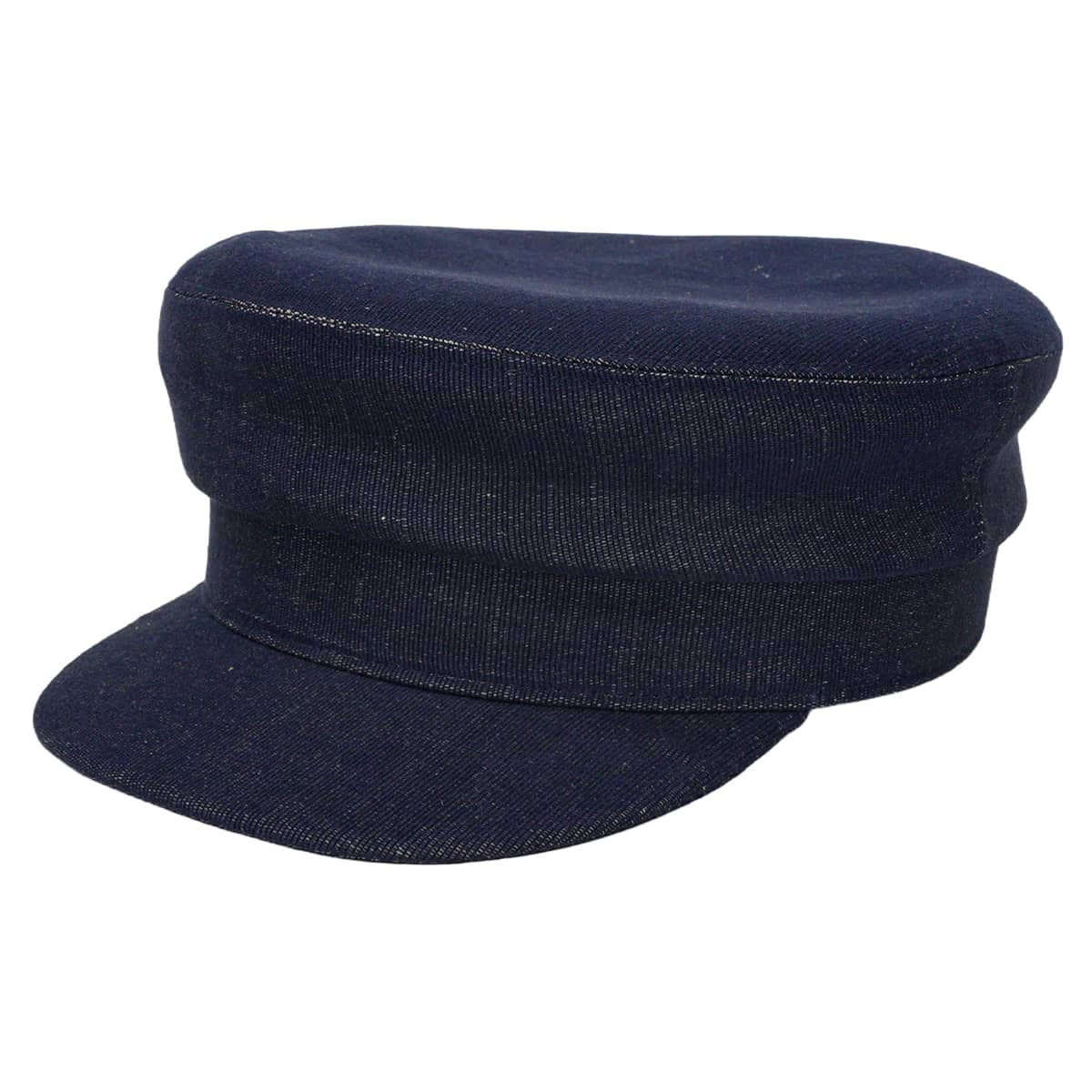 HERMES Casquette Deauville GlennanIndigo Denim Silver HW H261061N6057[EXCELLENT][Authentic]