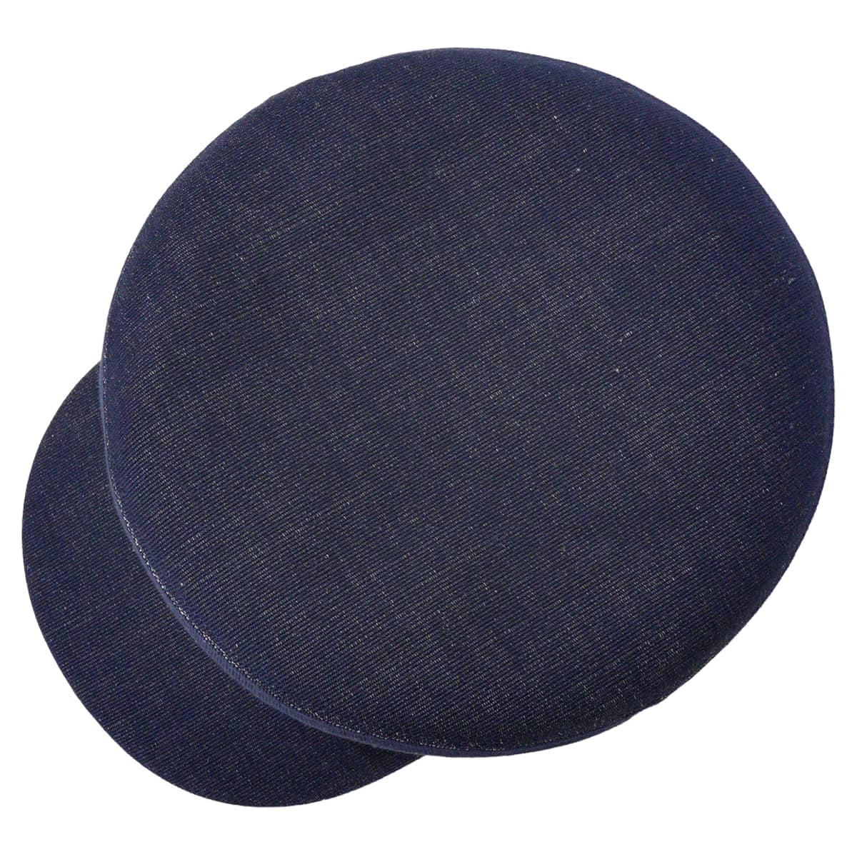 HERMES Casquette Deauville GlennanIndigo Denim Silver HW H261061N6057[EXCELLENT][Authentic]