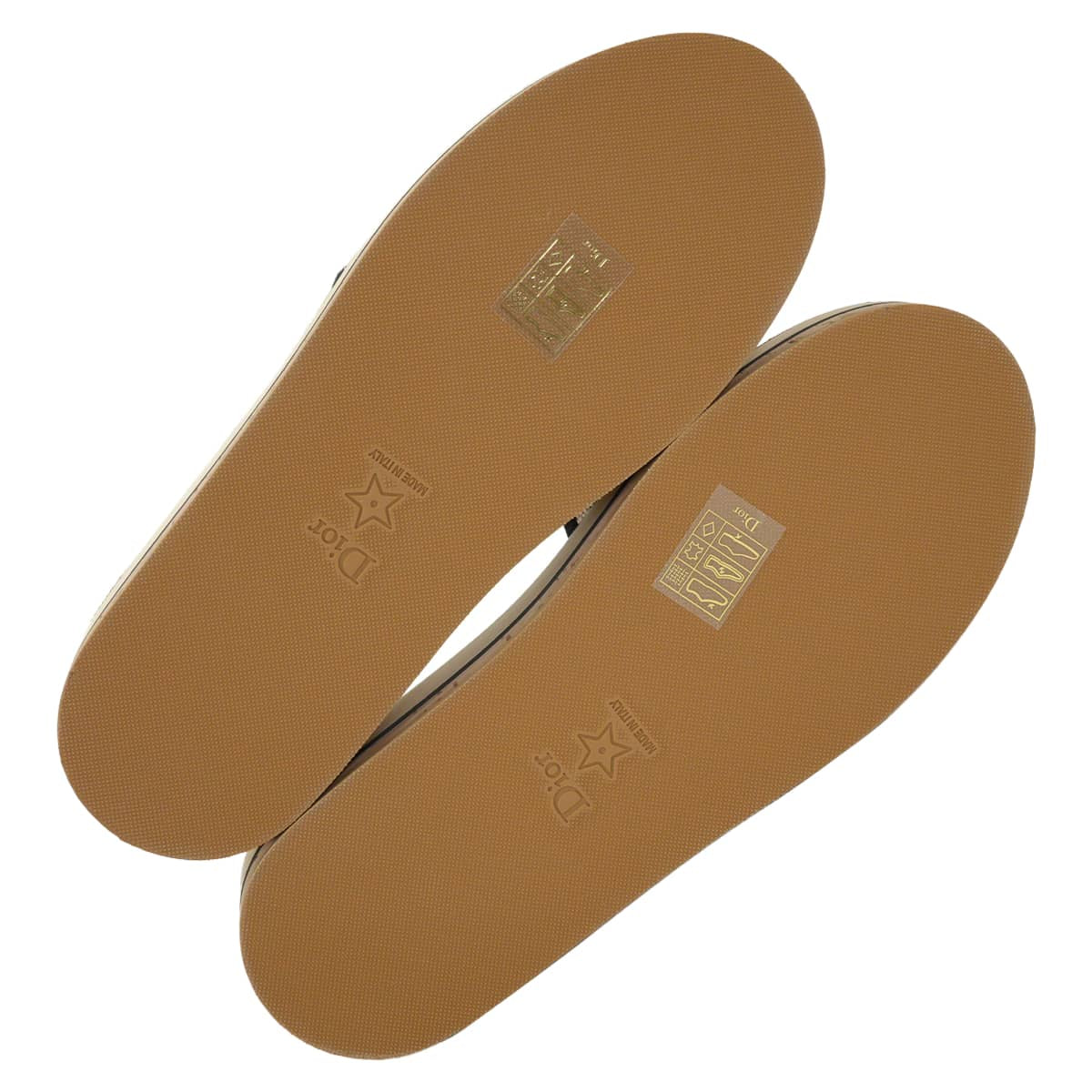 2024AW Dior sandals D way Platform Slides Naturel Raffia #36[EXCELLENT][Authentic]