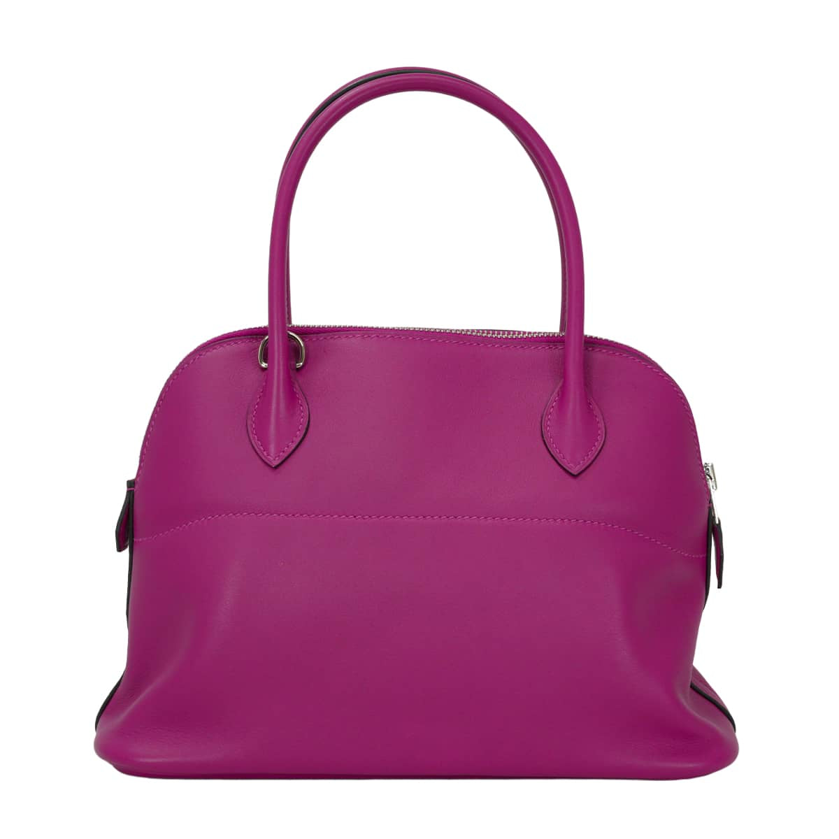 [Pre-loved] HERMES Shoulder bag Bolide27 Rose Purple Veau Swift Silver HW Stamp C[LIKE NEW][Authentic]