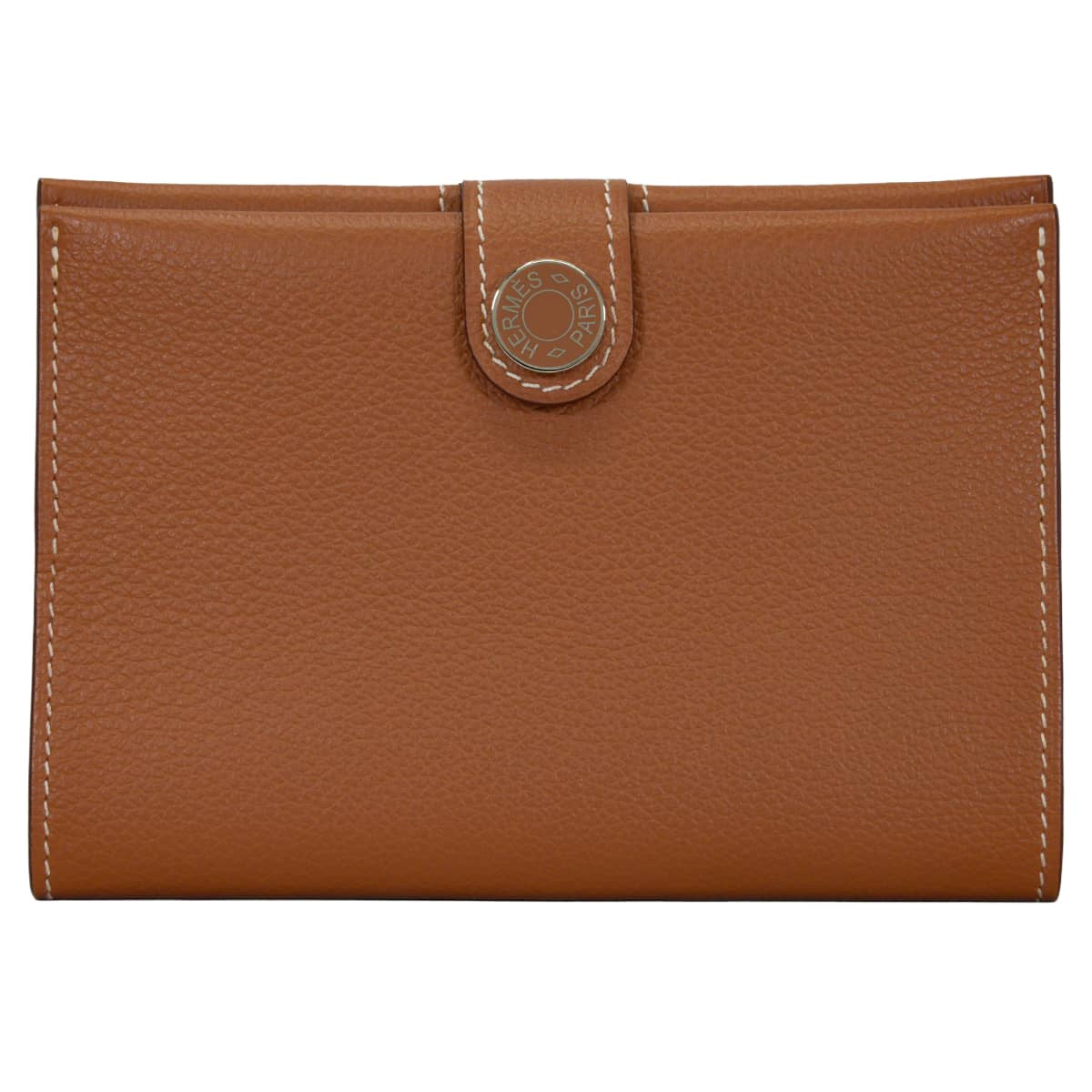 HERMES passport case R.M.S Gold Evercolor/Lacquer Silver HW Stamp B[EXCELLENT][Authentic]