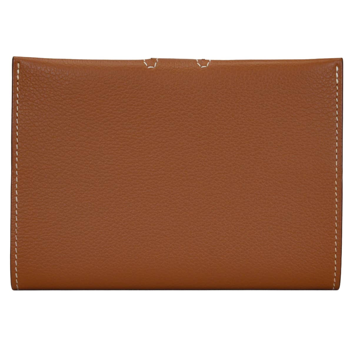 HERMES passport case R.M.S Gold Evercolor/Lacquer Silver HW Stamp B[EXCELLENT][Authentic]