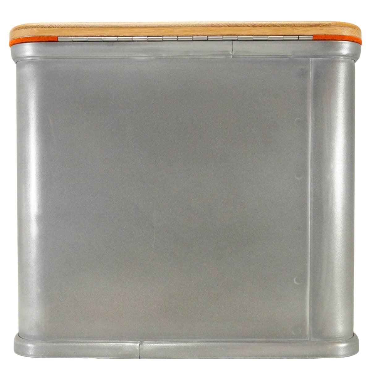 HERMES furniture Grooming Box for Brushing Kit Silver Aluminum/Wood Silver HW H800691E01[EXCELLENT][Authentic]