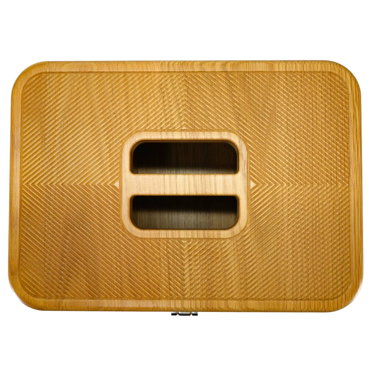HERMES furniture Grooming Box for Brushing Kit Silver Aluminum/Wood Silver HW H800691E01[EXCELLENT][Authentic]