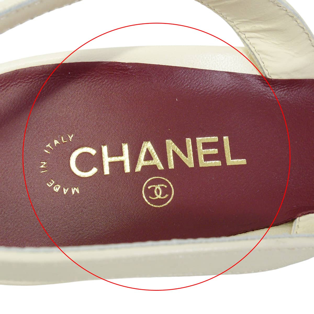 2026SS NEW CHANEL pumps Square-toe thrilling back shoes COCO Mark Ivory/Gold Calfskin #37 Champagne Gold HW G47204[EXCELLENT][Authentic]