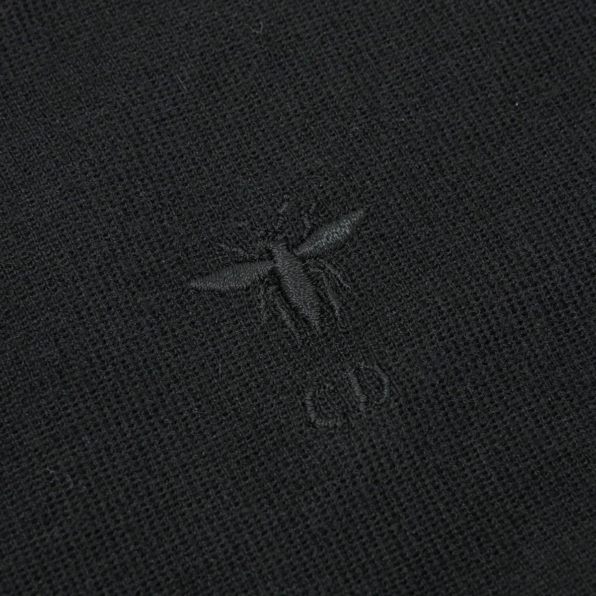 Dior Knit Bee embroidered crew neck short-sleeve Noir (Black) Cashmere/Silk #34 314S93AM125[EXCELLENT][Authentic]