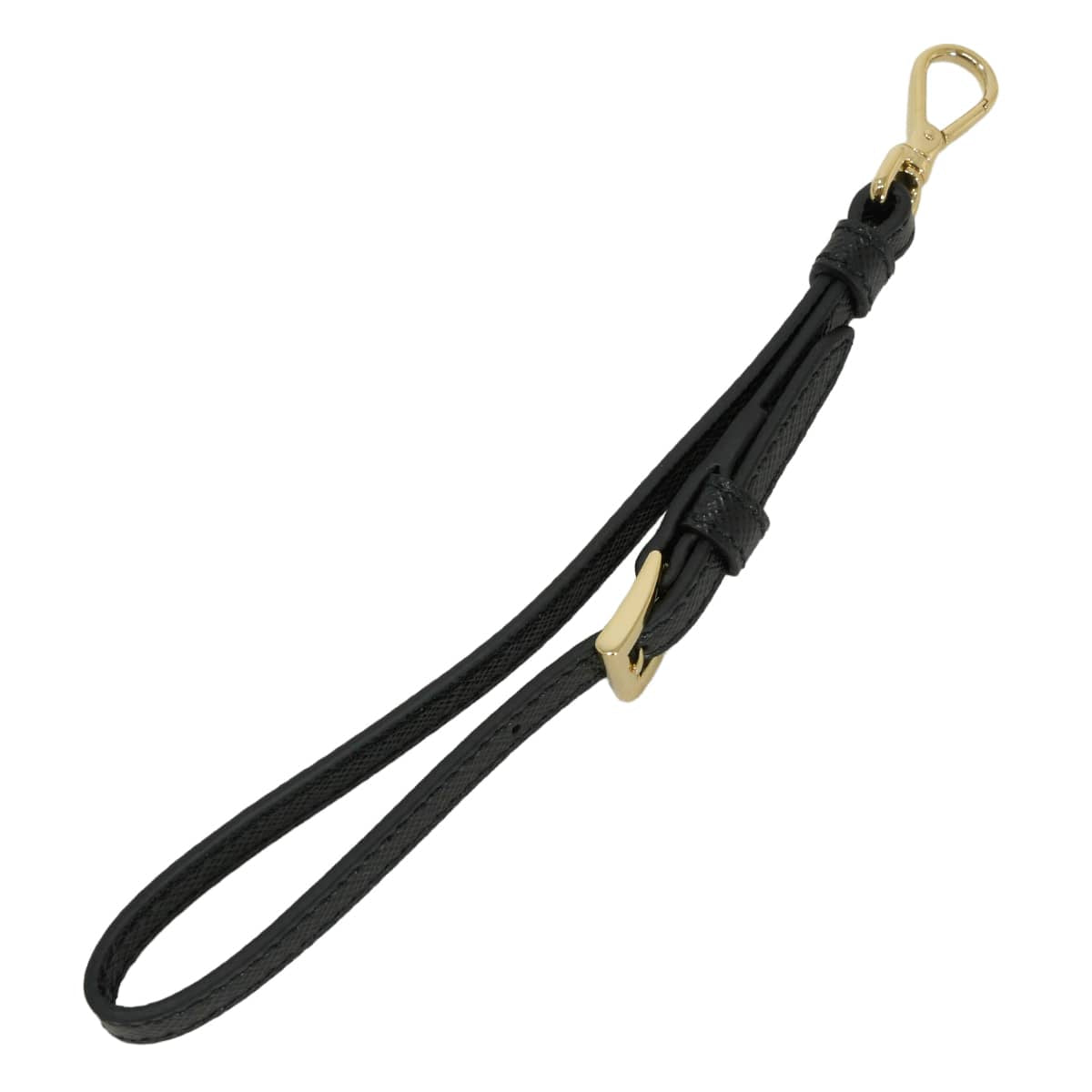 2018SS PRADA Pouch Re_Nylon with strap Iconic Medium Blanc (White)/Multicolor Recycle Polyamide Gold HW 1NS693[EXCELLENT][Authentic]