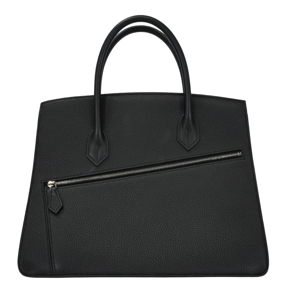 [Pre-loved] 2022AW Limited HERMES Handbag Birkin30 en Desordre Noir (Black) Veau Swift/Veau Togo/Vache Hunter Silver HW Stamp U[USED SA][Authentic]