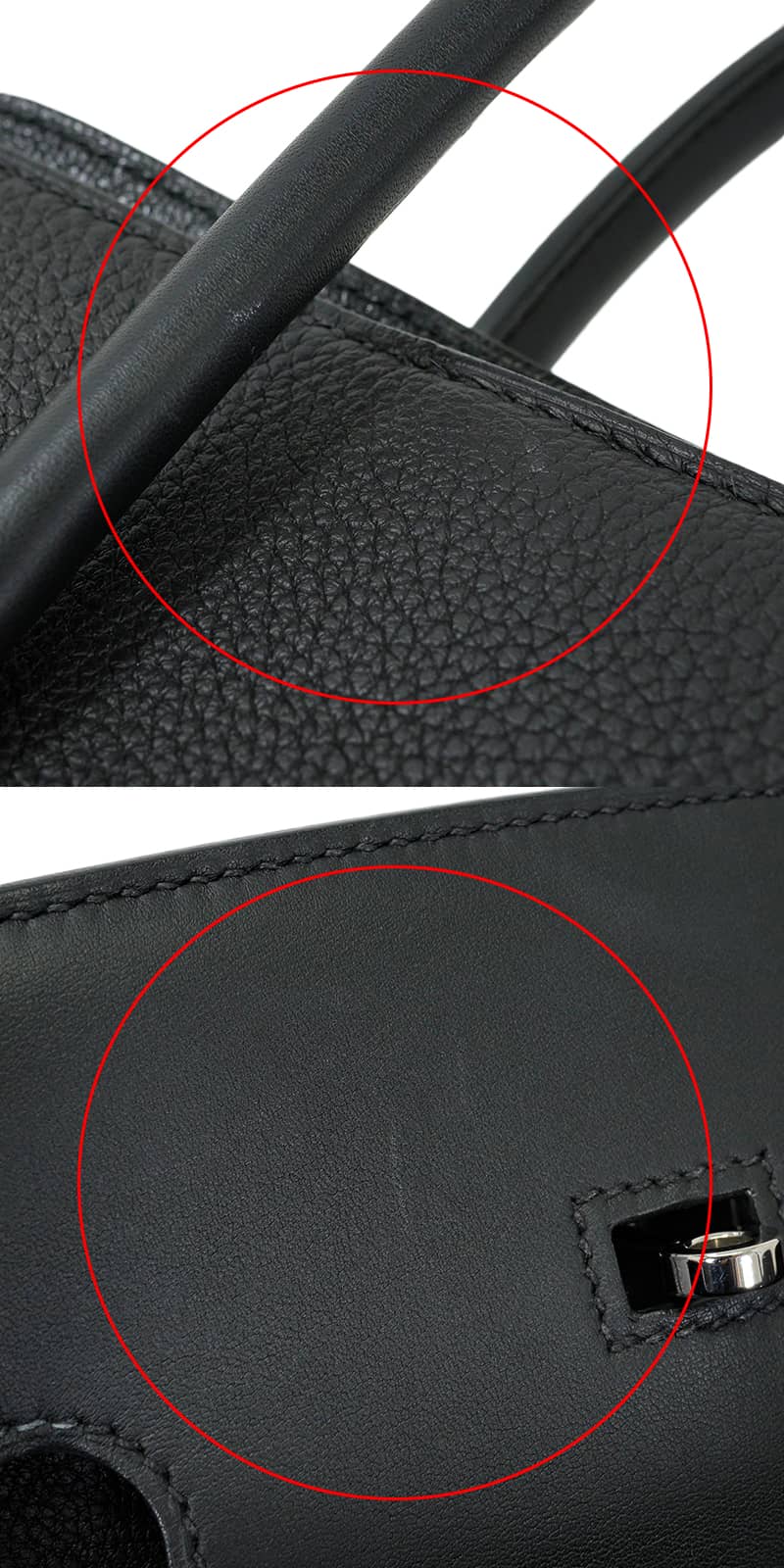[Pre-loved] 2022AW Limited HERMES Handbag Birkin30 en Desordre Noir (Black) Veau Swift/Veau Togo/Vache Hunter Silver HW Stamp U[USED SA][Authentic]