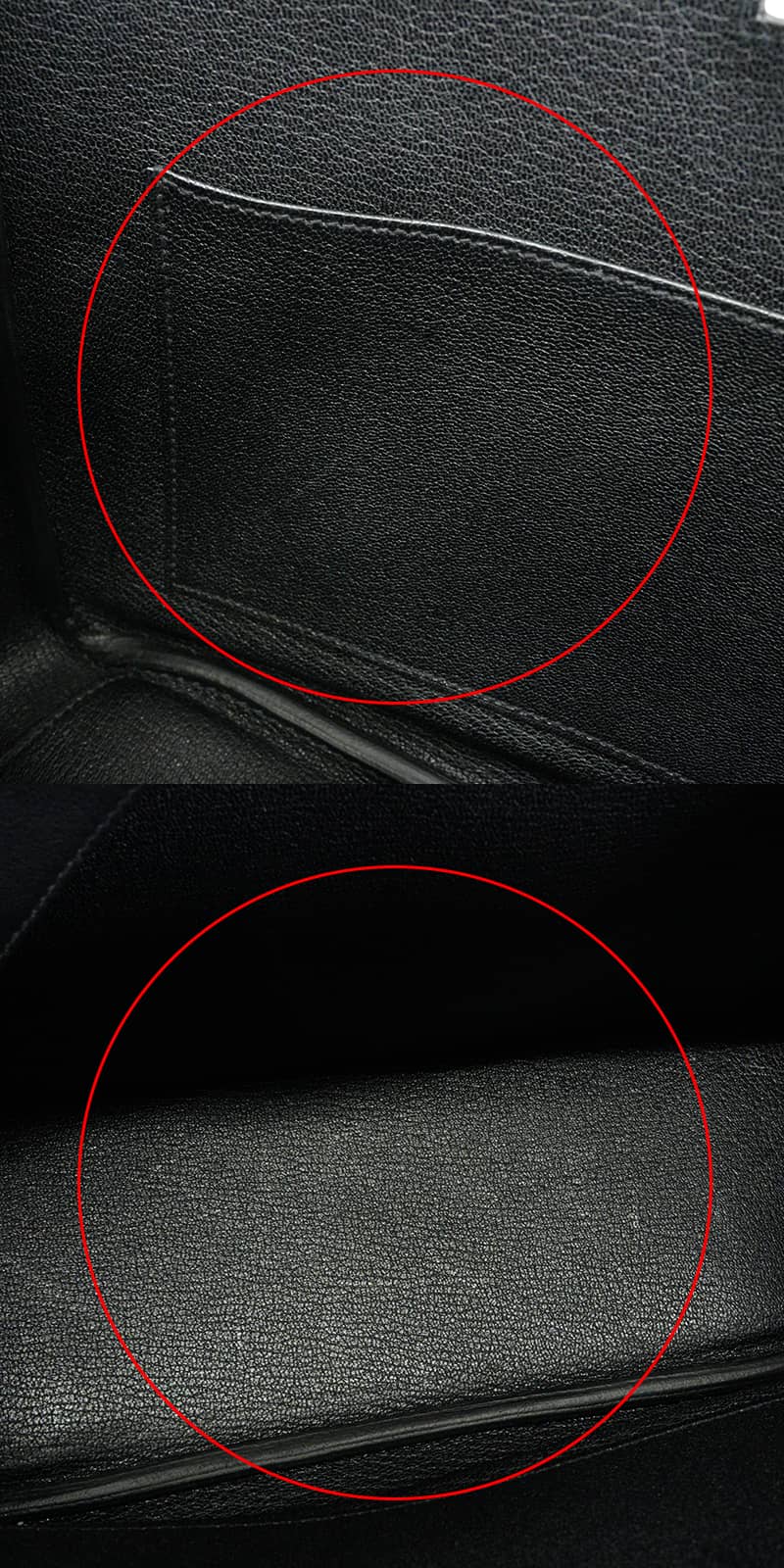 [Pre-loved] 2022AW Limited HERMES Handbag Birkin30 en Desordre Noir (Black) Veau Swift/Veau Togo/Vache Hunter Silver HW Stamp U[USED SA][Authentic]