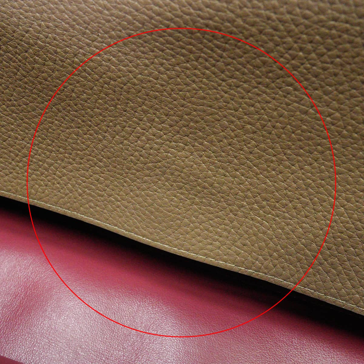 2026 Metiers d'Art Collection CHANEL Handbag MaxiDark khaki/burgundy Graind Calf(Caviarskin) Gold HW AS6231[EXCELLENT][Authentic]