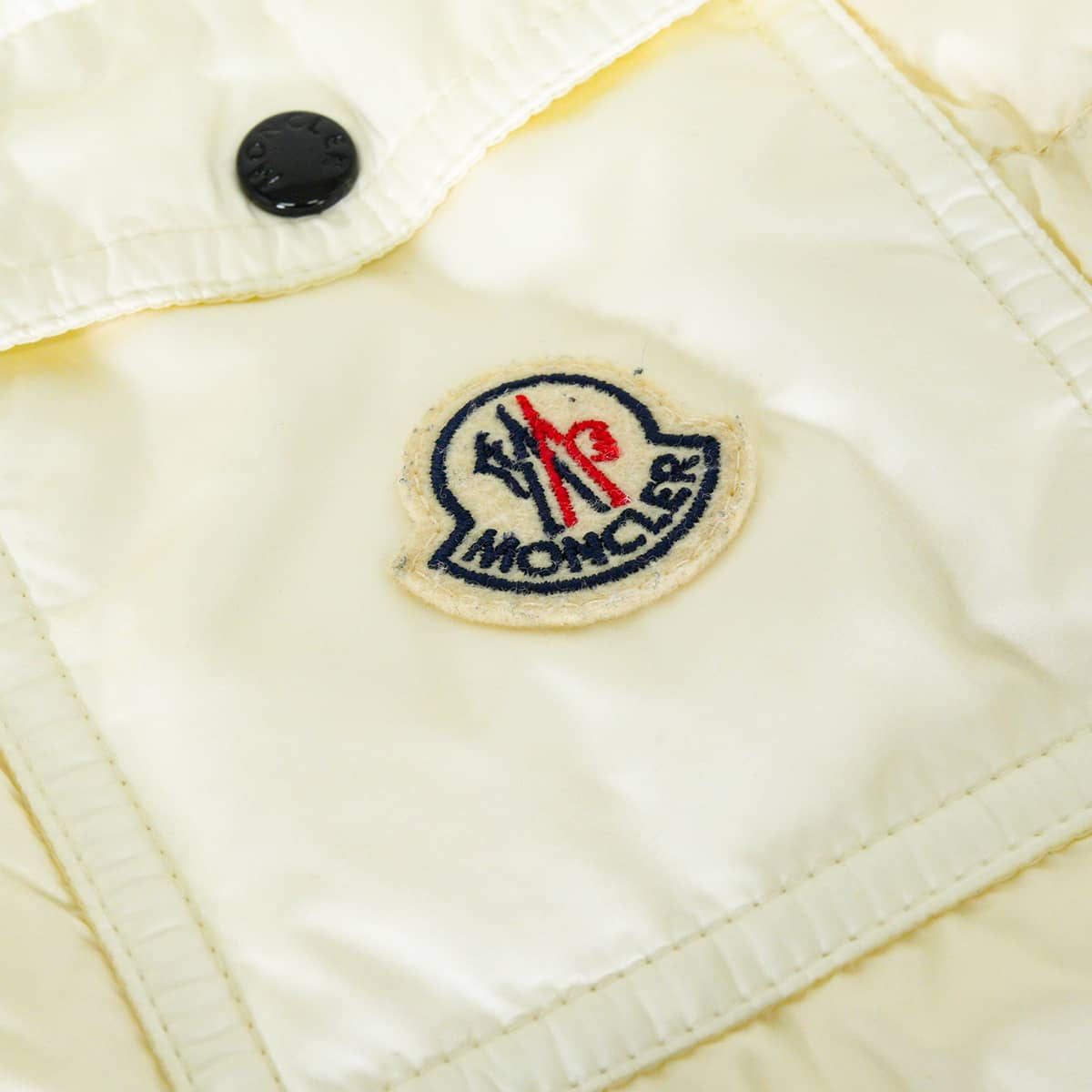 [Pre-loved] 2021AW MONCLER Down vest GLYCO Blanc (White) Down/Feather #5 H10931A00062[LIKE NEW][Authentic]
