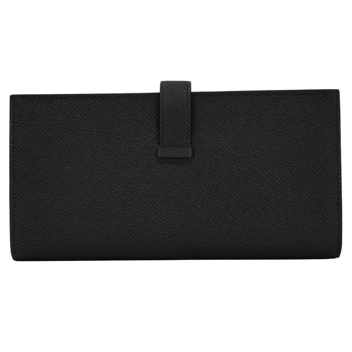 HERMES long wallet Bearn Soufflet Noir (Black) Veau Epsom Gold HW Stamp G[BRAND NEW][Authentic]