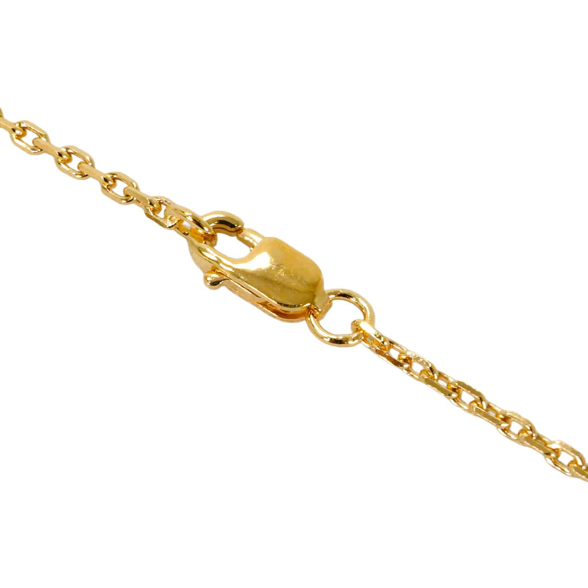 HERMES necklace Mini Pop H Pendant Blanc (White) Gold plated/Lacquer[BRAND NEW][Authentic]