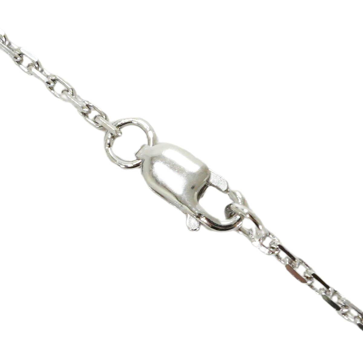 HERMES necklace Mini Pop HMarron Grace Shilver plated/Lacquer Silver HW[BRAND NEW][Authentic]