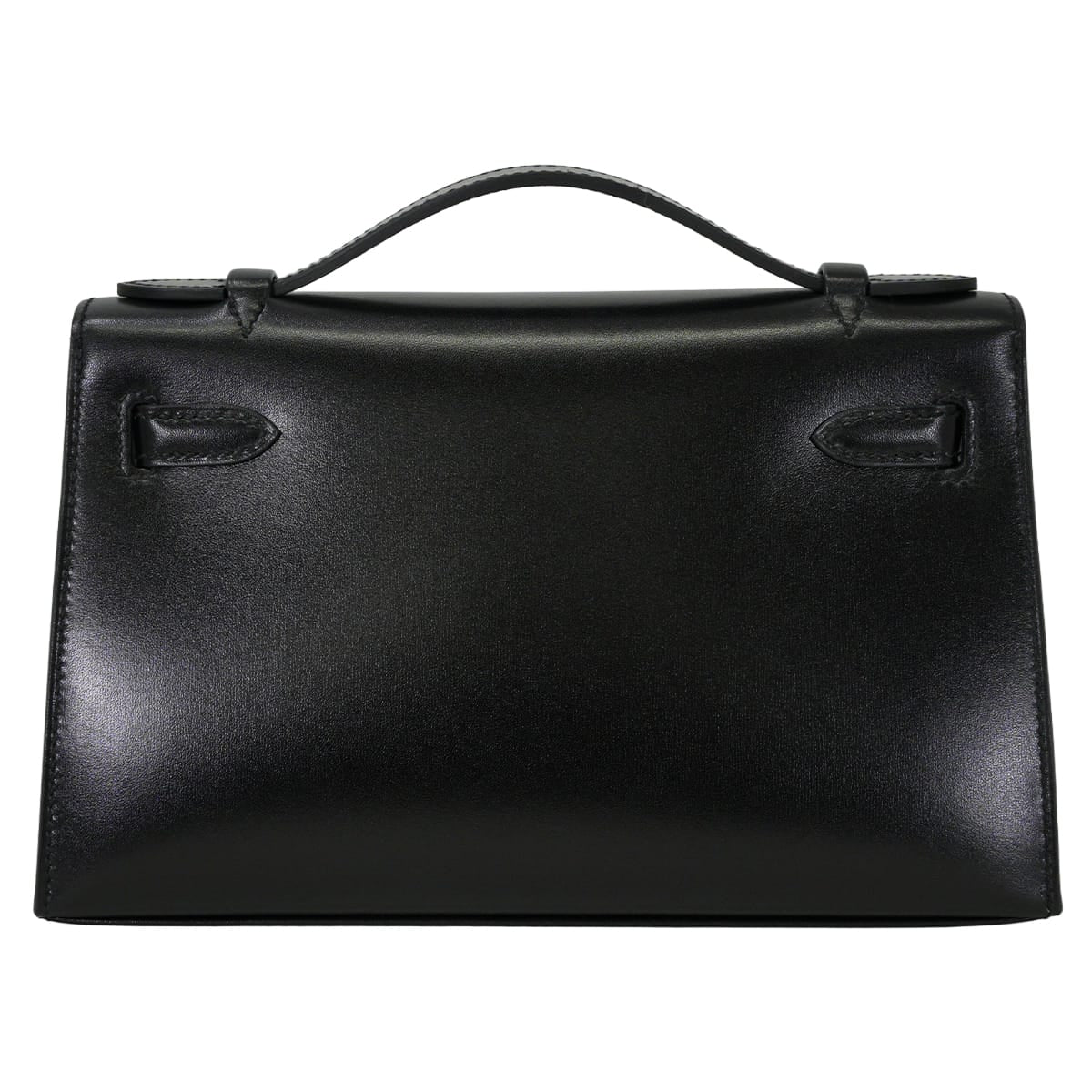 2026SS HERMES Handbag Pochette Kelly Daisy Noir (Black) Box Calf Silver HW Stamp Ｇ[BRAND NEW][Authentic]