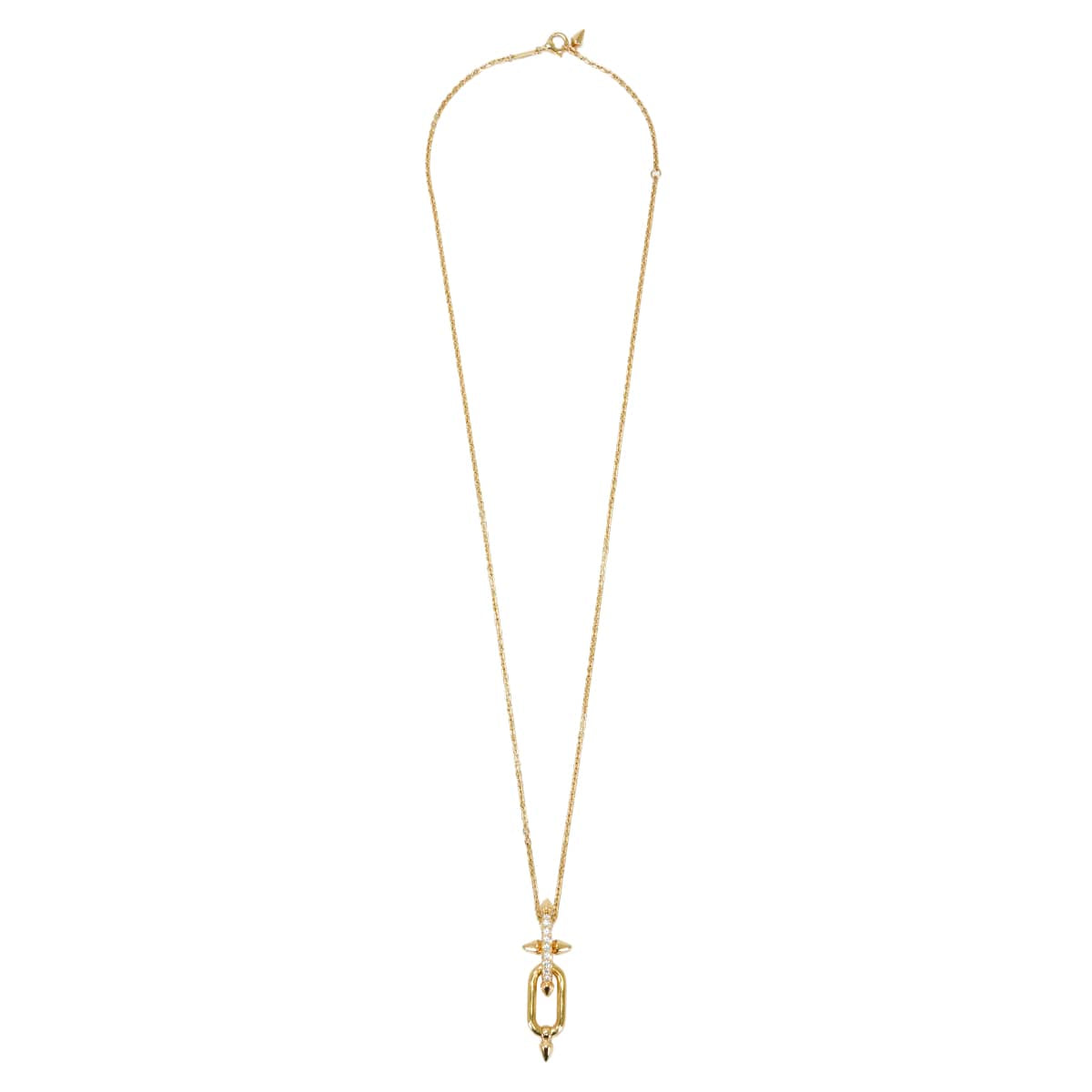 [Pre-loved] TIFFANY&Co. necklace Titan by Pharrell Williams Gold K18/Diamond 73471109[LIKE NEW][Authentic]