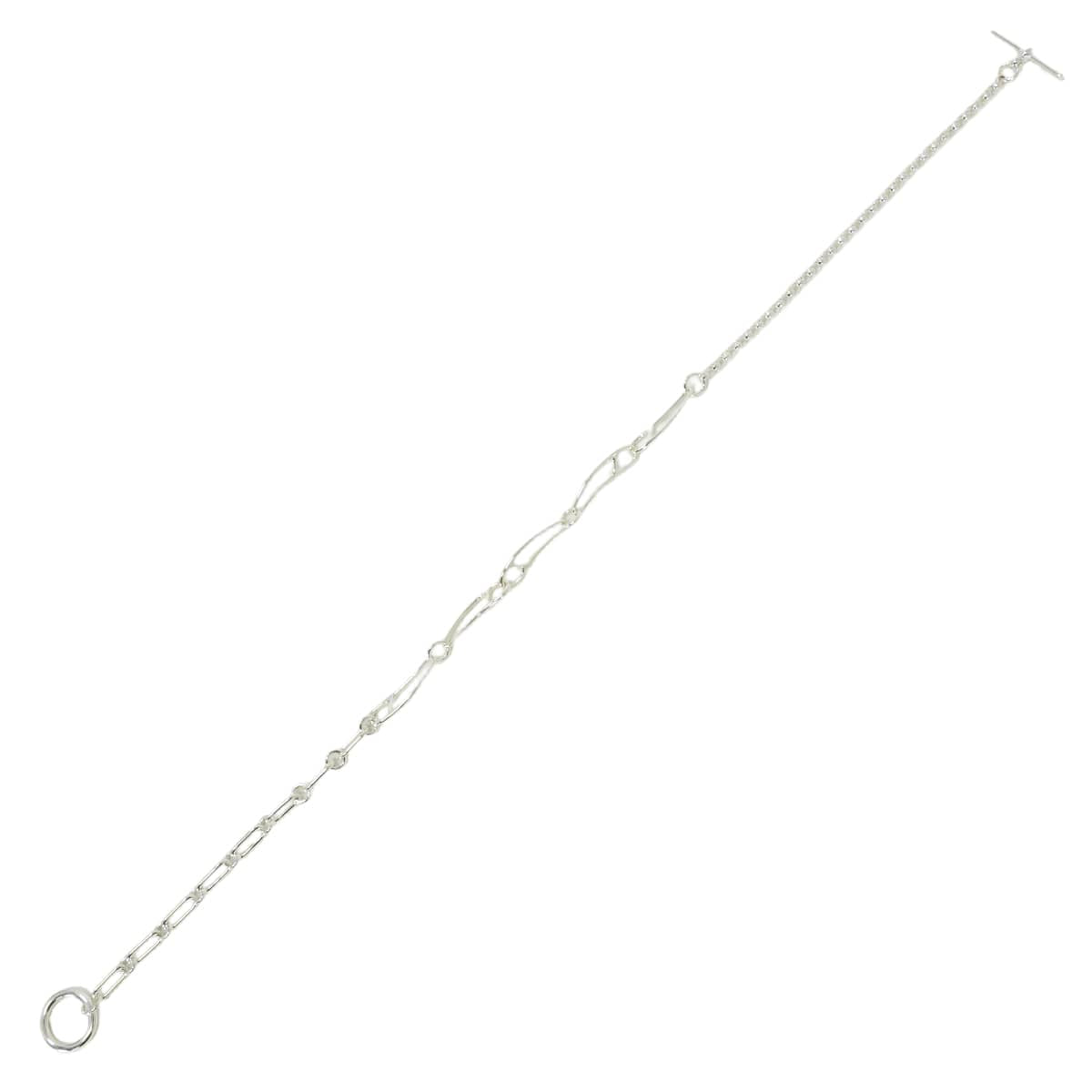 HERMES necklace Chaine D'ancre Punk MM #LG Silver Silver925 (SV925 Ag925)[EXCELLENT][Authentic]