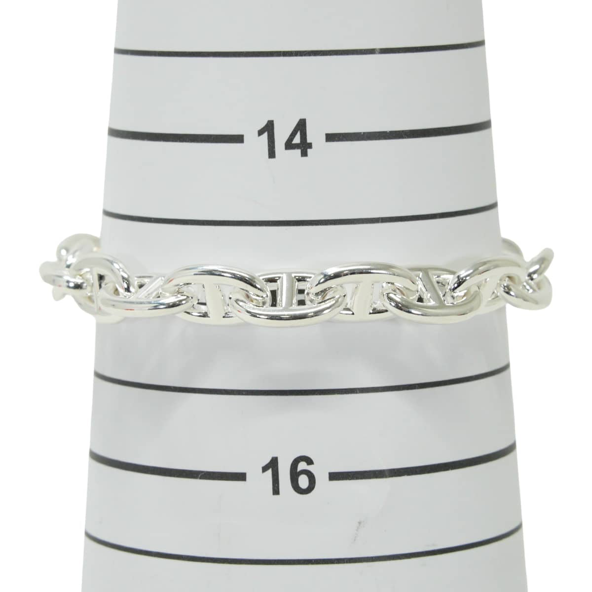 HERMES bracelet Chaine D'ancre PM 18 Links Silver Silver925 (SV925 Ag925)[EXCELLENT][Authentic]